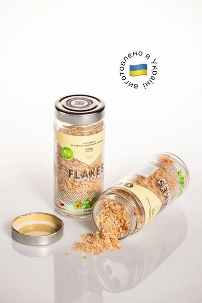 Неактивные пищевые дрожжи Flakes с сырно-ореховым вкусом 80 г G5F2H7 A4410101 фото