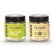 Набір неактивних харчових дріжджів Flakes 2 &times; 50 г: спіруліна та середземноморські трави A7350301-2 фото 1
